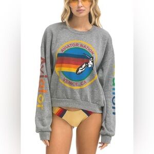 AVIATOR NATION | Aspen Relaxed Crew Sweatshirt
